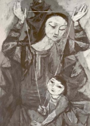 Mary & Mar with string 1