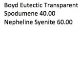 Boyd Eutectic Transparent