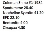 Coleman Shino 1 1984